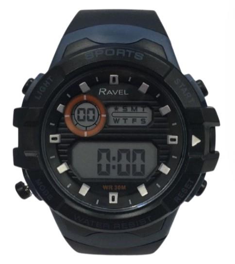 Ravel Mens Boys 3ATM Digital Sports Dial Rubber strap Watch RDG.14.25-41