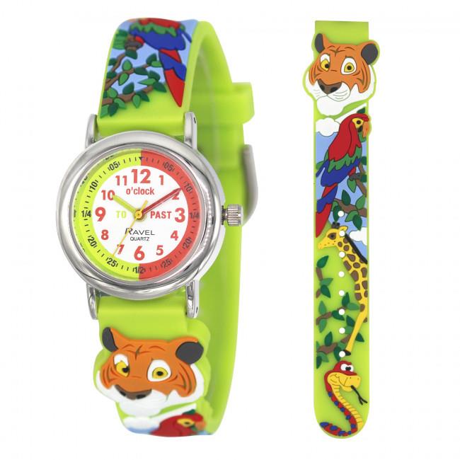 Ravel Children Girls & Boys 3D Cartoon Time Teacher Watch R1513-2 Available Multiple Design