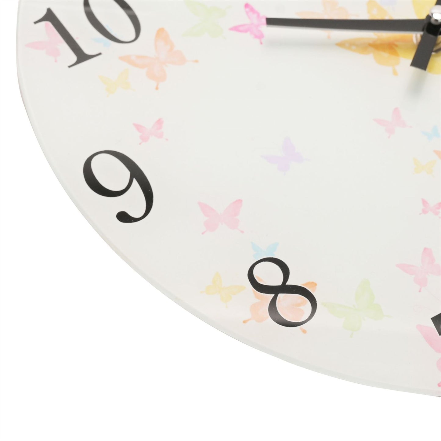 Hometime Glass Wall Clock 30cm Available Multiple Design