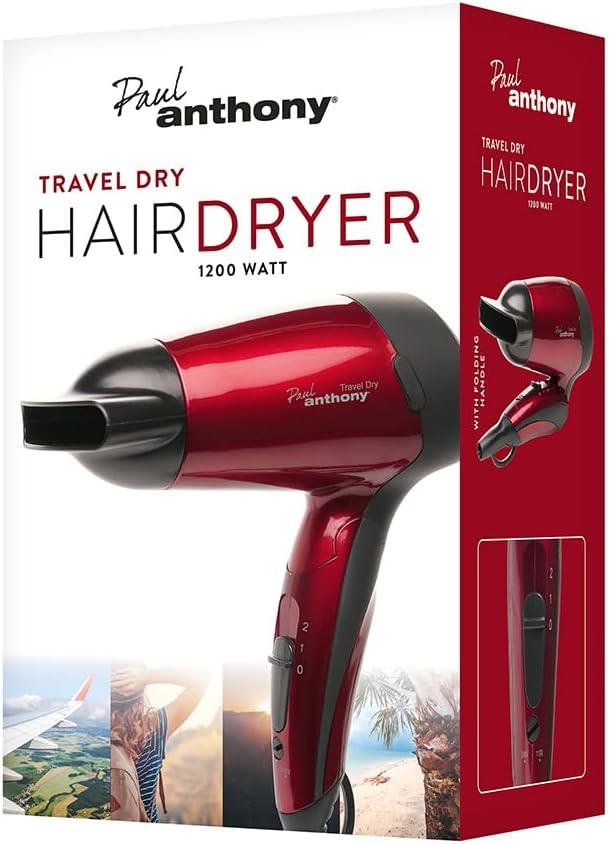 Paul anthony 1200w Travel Hair Red Hot - H1010RD