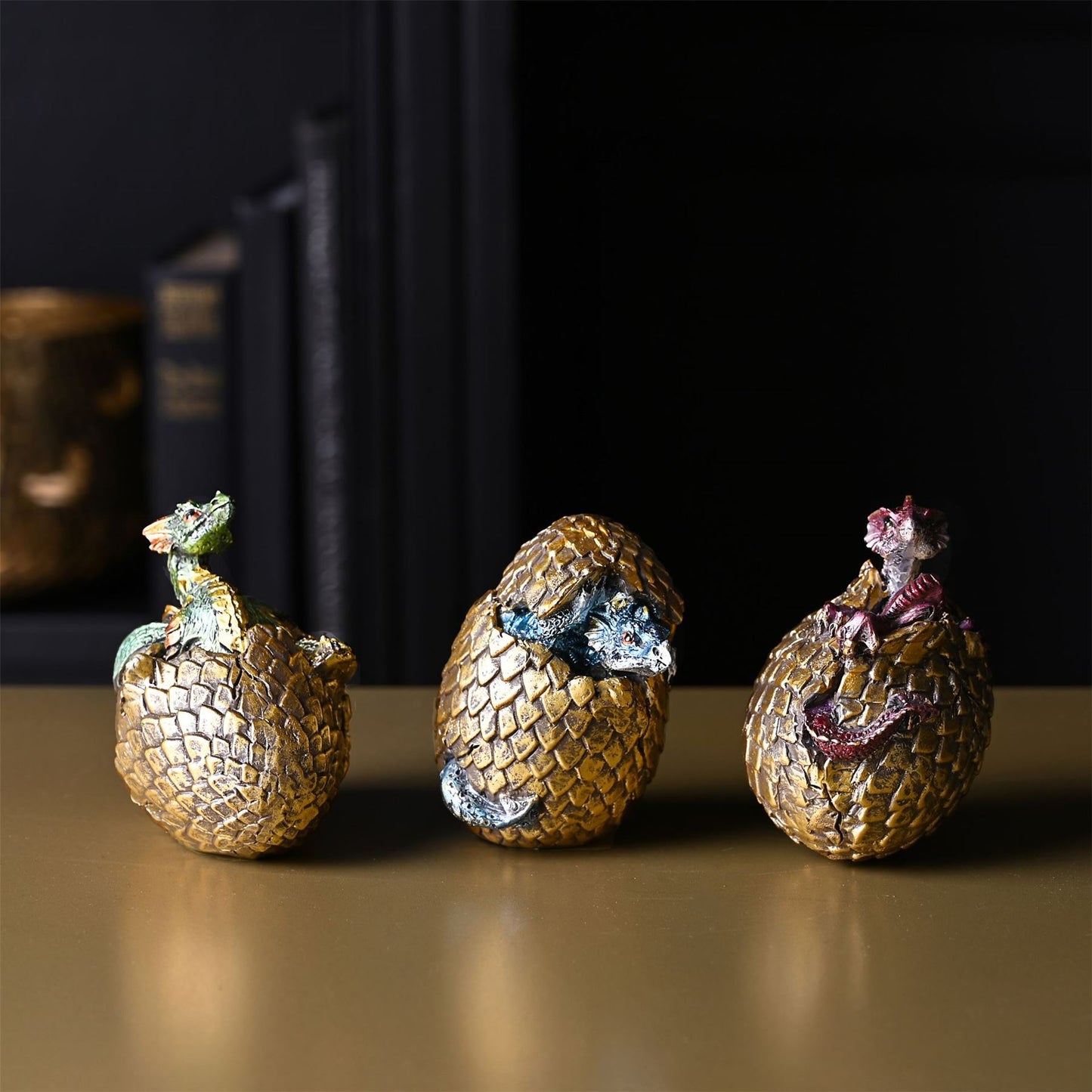 Orion Golden Dragon Egg Figurine