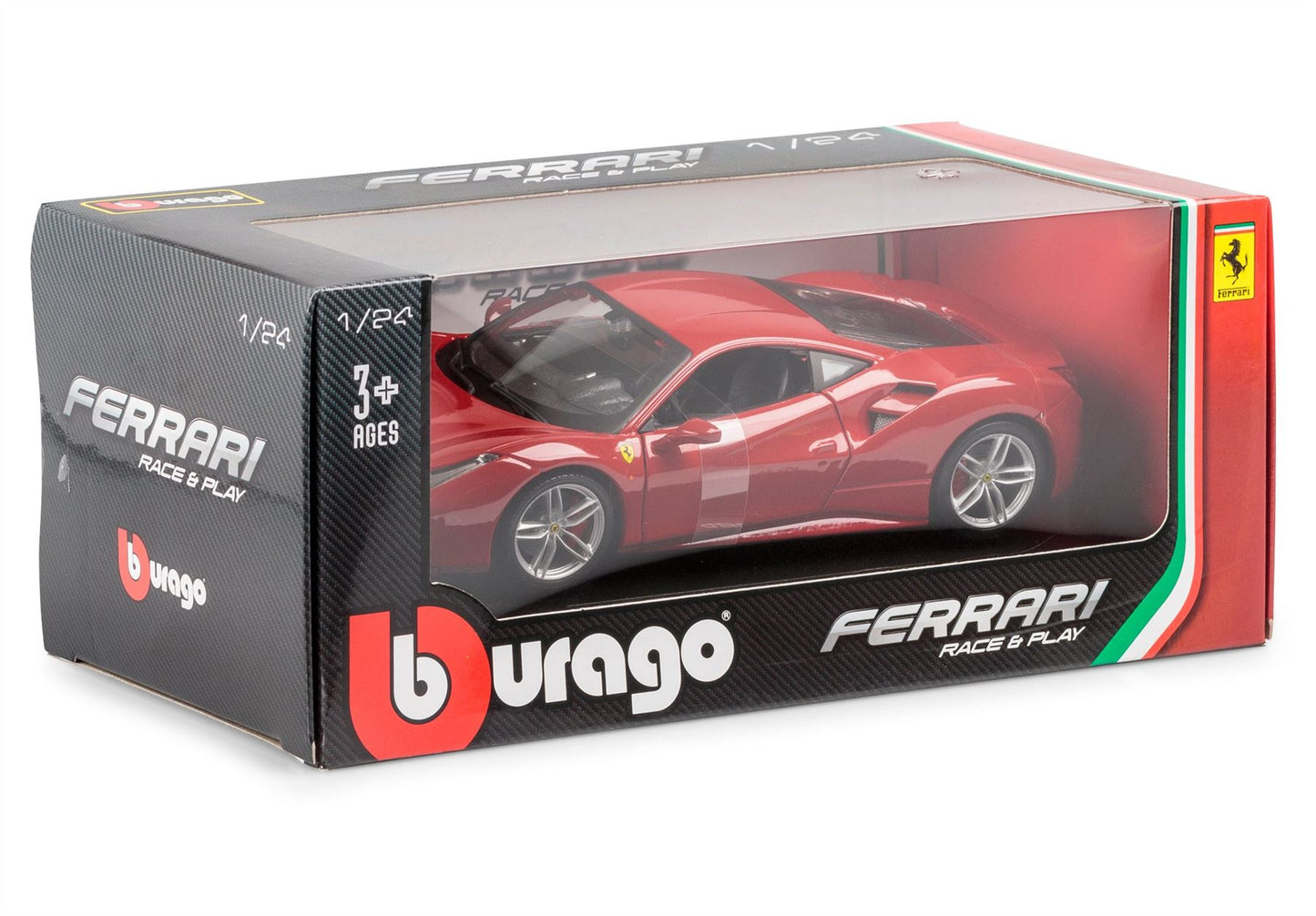 1:24 Ferrari Race & Play 488 Gtb - Diecast Model car Collectables