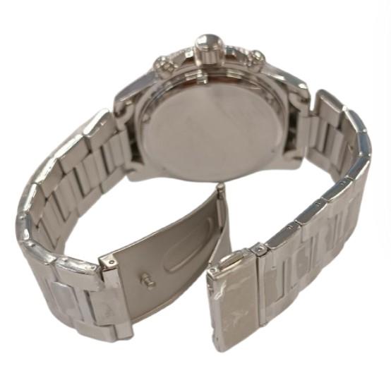 Sekonda Mens Pacific Wave Chronograph Silver Stainless Steel Case & Bracelet with Black Dial Watch