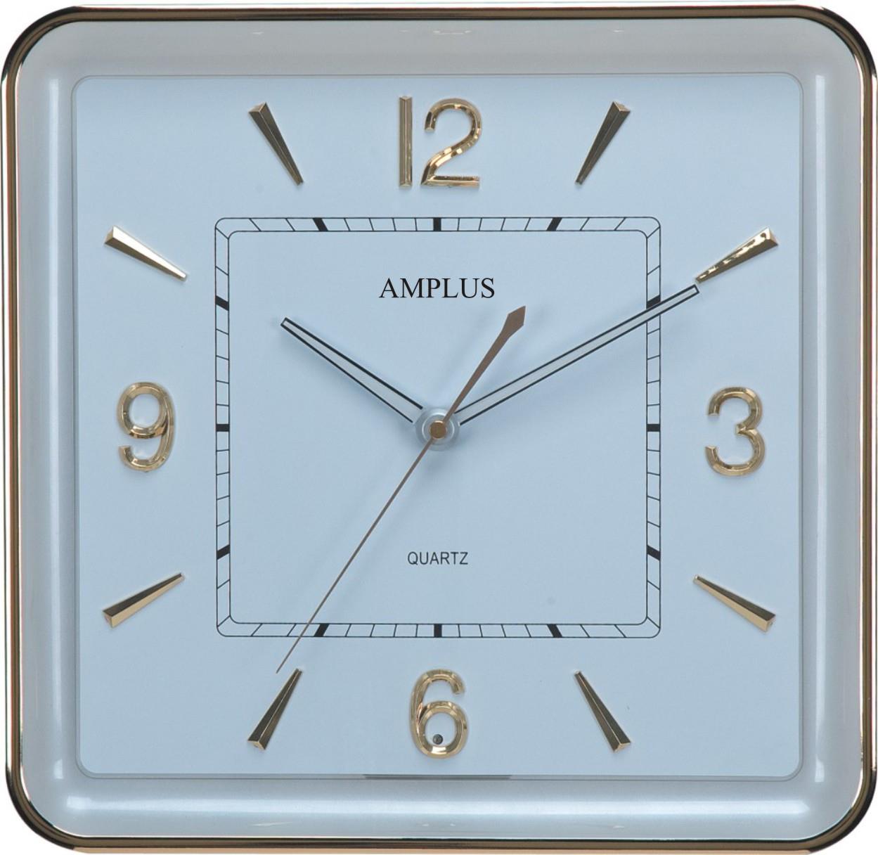 Amplus Quite Sweep Second Hand With Night Sensor Wall Clock PW165 Available Multiple Colour
