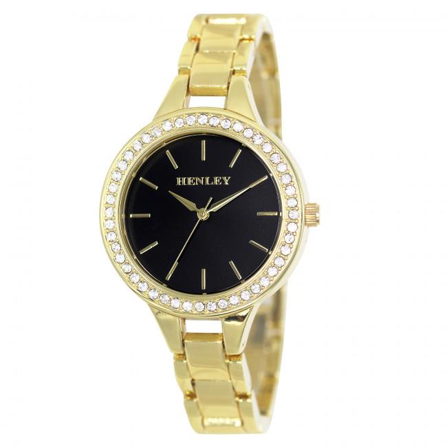 Henley Ladies Fashion Bling Diamante Bracelet Watch H07323 Available Multiple Colour