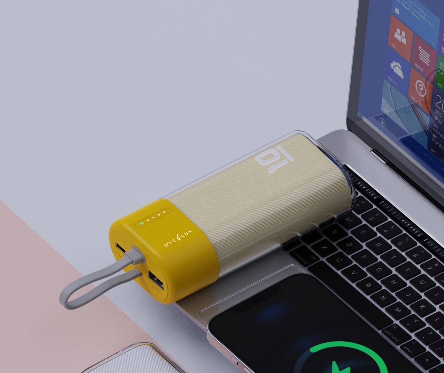 WYEFLUX 10000 mAh Mini Portable Power Bank