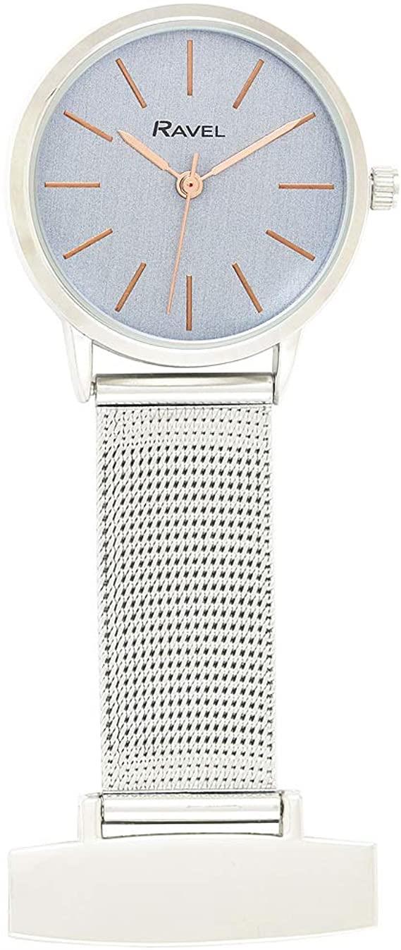 Ravel Easy Read Mens & Ladies Mesh Nurses FOB Watch - R1101.2 Available Multiple Colour