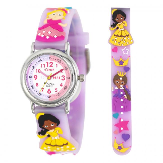 Ravel Children Girls & Boys 3D Cartoon Time Teacher Watch R1513-2 Available Multiple Design