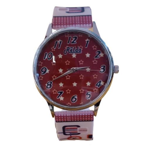 Relda Ladies Analogue Silicone Strap Watch RELLDS Available Multiple Colour