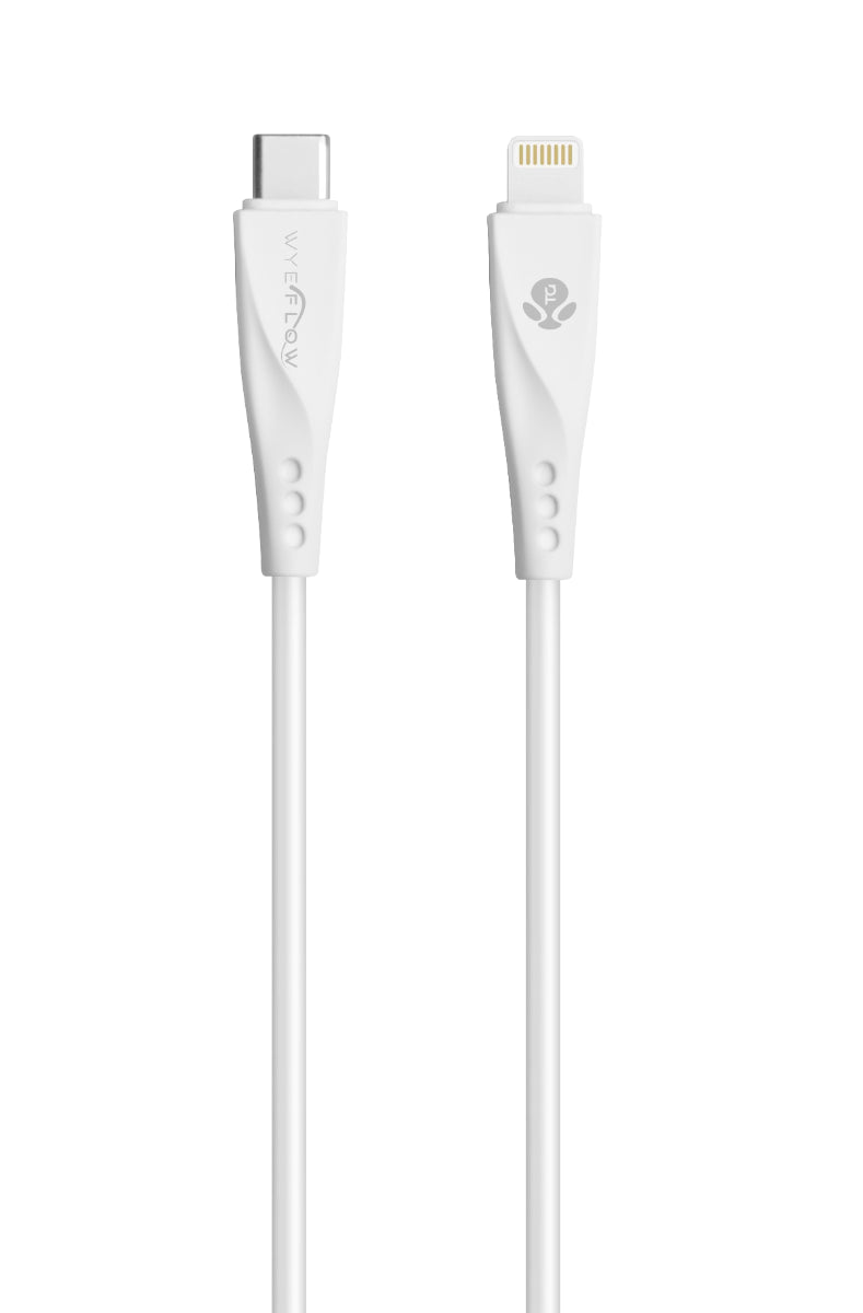 Luxe Silicone USB-C to 8-Pin 27W Charging and Data Cable WYEFLOW