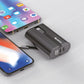 Portable Power Bank With Built-In Cables 10000mAH  WYEFLUX
