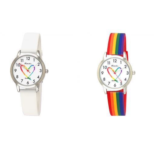 Ravel Children's Sports Pride Matters Silicone Watch R1812S Available Multiple colour