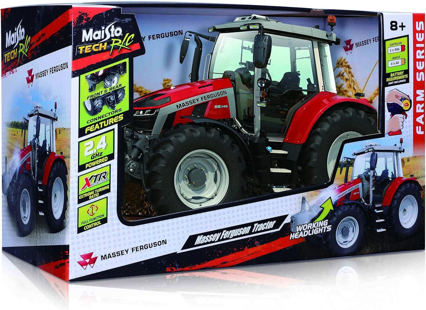 Maisto Tech R/C MASSEY FERGUSSON TRACTOR - 2.4GHZ - 1:16 Scale
