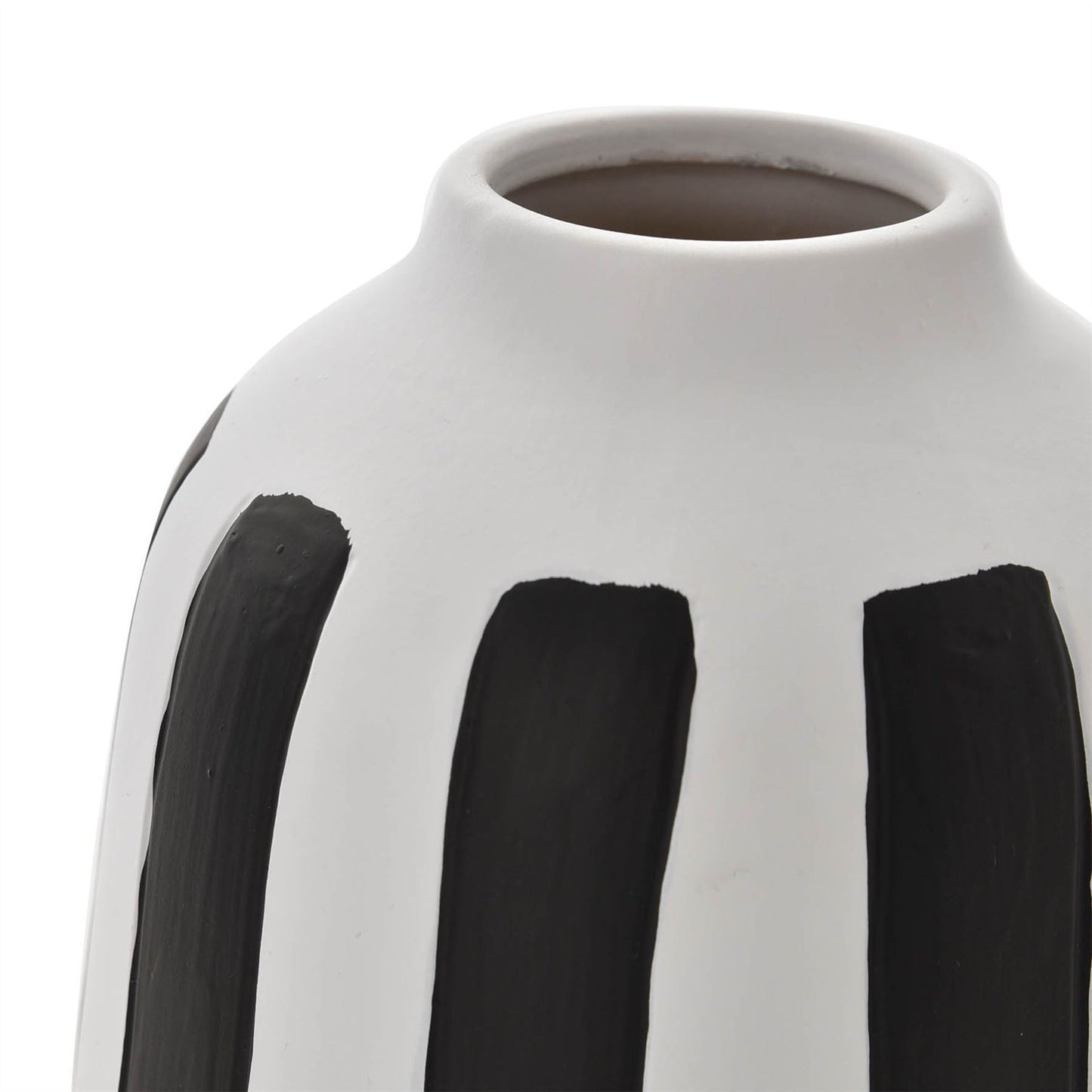 Hestia Handpainted Striped Vase