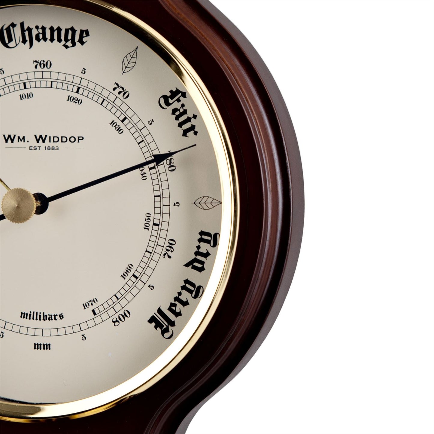 Wm.Widdop Wooden Barometer, Thermometer and Hygrometer