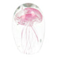 Objets d'art Glass Figurine - Pink Jelly Fish