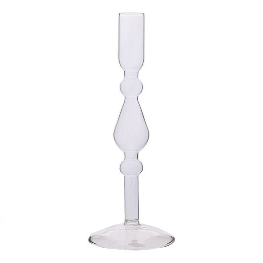 Hestia Glass Dinner Candle Holder