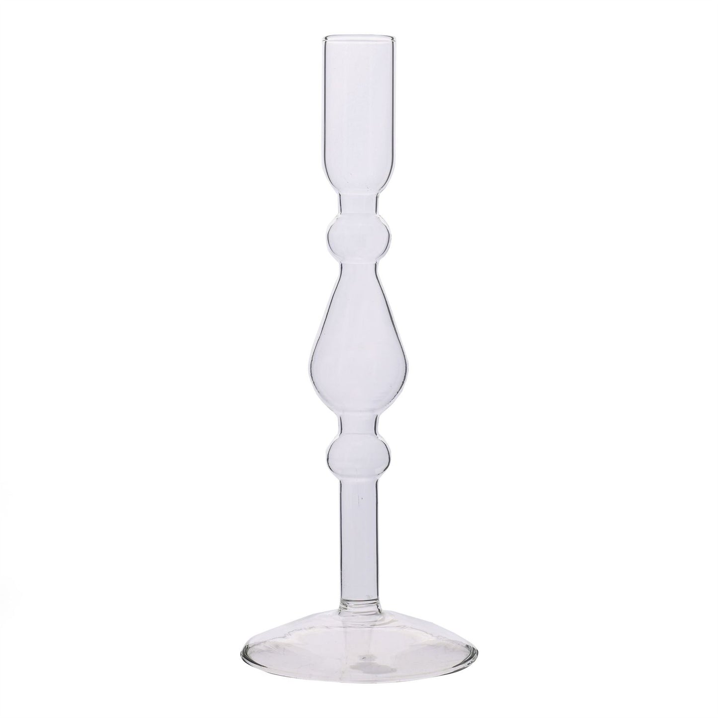 Hestia Glass Dinner Candle Holder