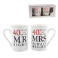 Amore Gift Set - 40 Years Of Mr Right/Mrs Always Right