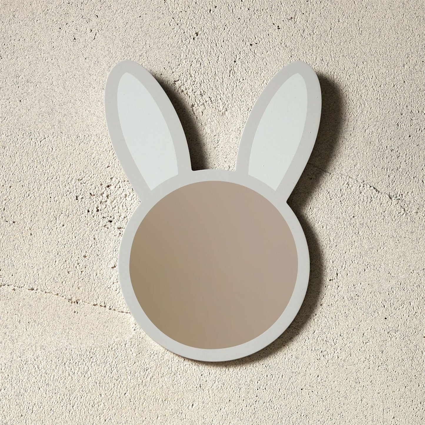 Bambino Wooden Bunny Head Acrylic Mirror 34cm height