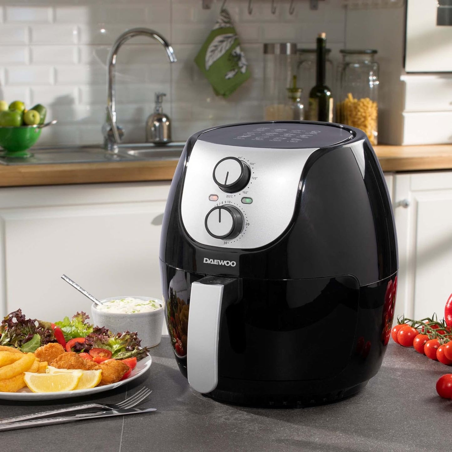 Daewoo 4Litre Air Fryer Black SDA1861