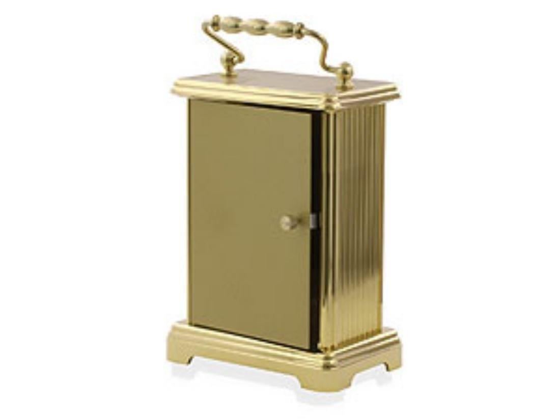 Widdop Roman Number Carriage Metal Clock Available Multiple Colour