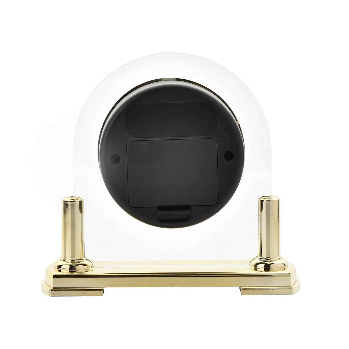 Wm.Widdop Glass Mantel Clock With Stand W2716-17 Available Multiple Colour