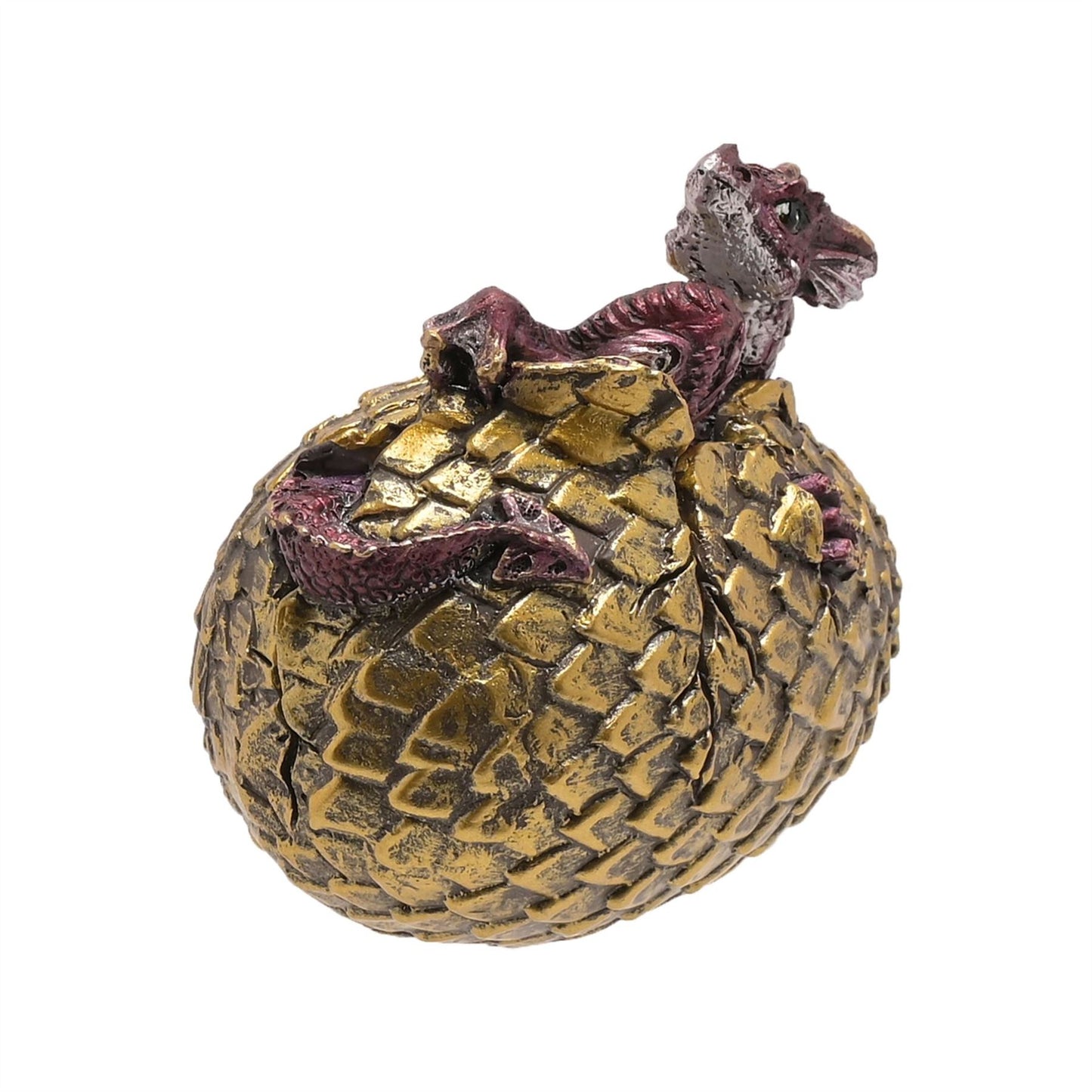 Fang Golden Dragon Egg Figurine