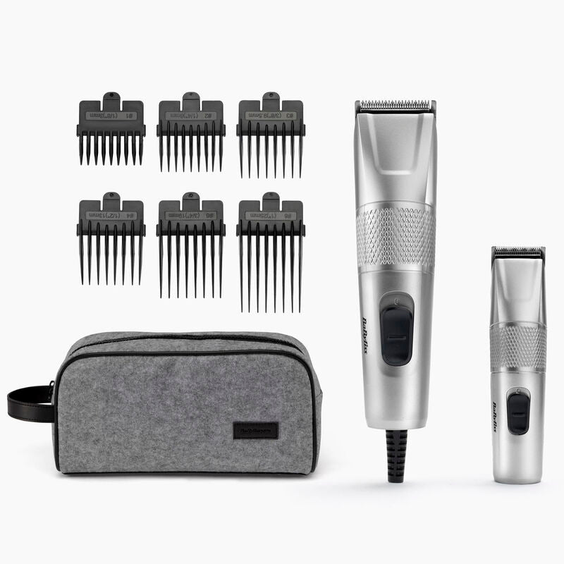 Babyliss Men Steel Edition Clipper Shaver Gift Set