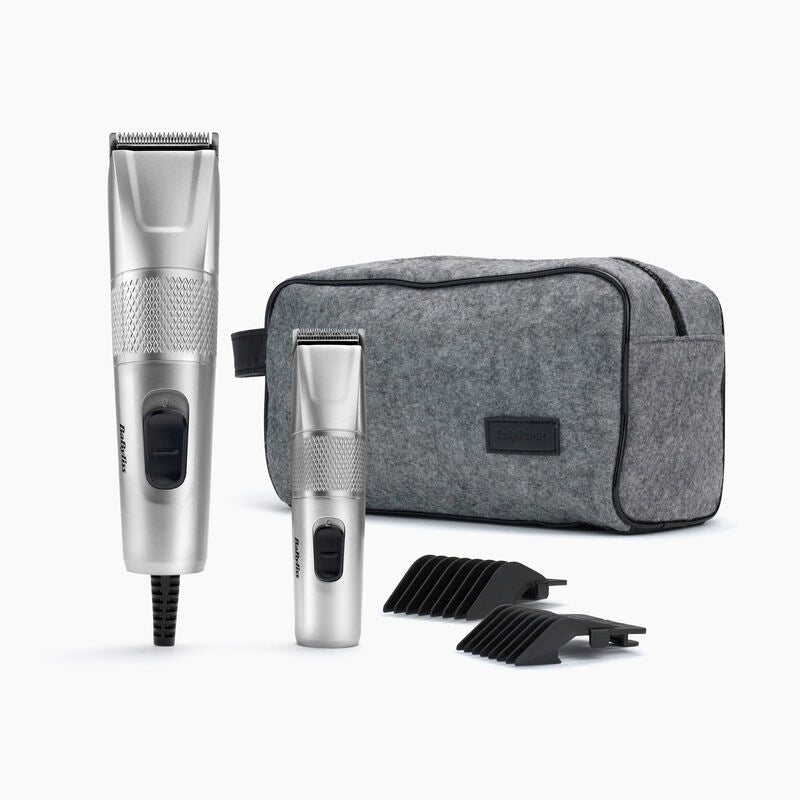 Babyliss Men Steel Edition Clipper Shaver Gift Set