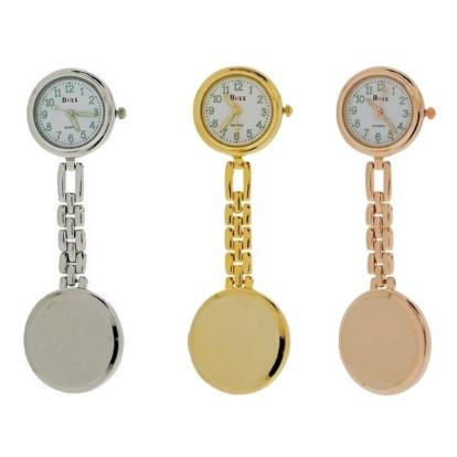 Boxx Unisex Analogue Dial Links Chain Nurses Fob Watch F046 Available Multiple Colour