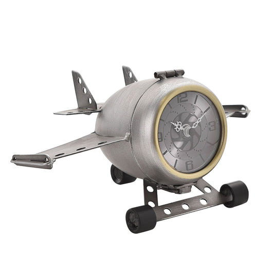 Hometime Mantel Clock Aeroplane Design