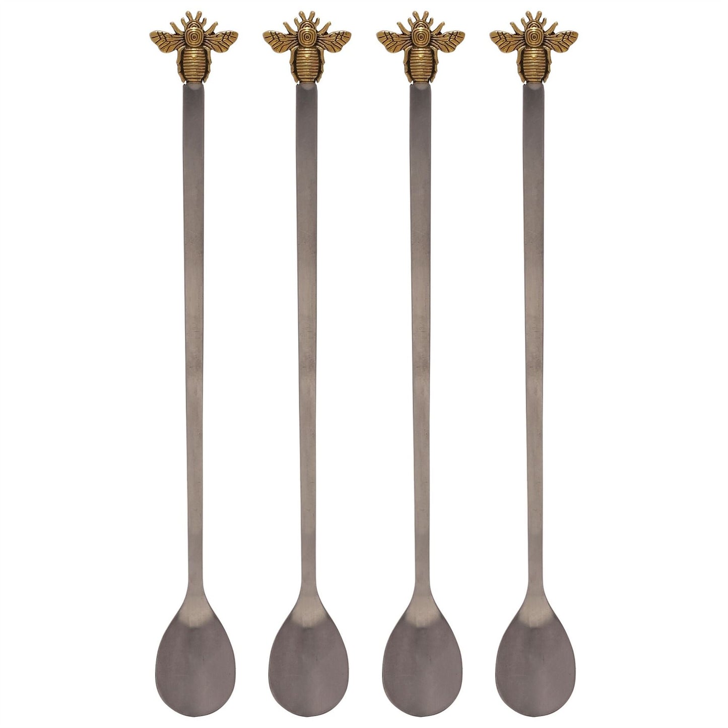 Hestia Set of 4 Long Mixing Spoons Bee