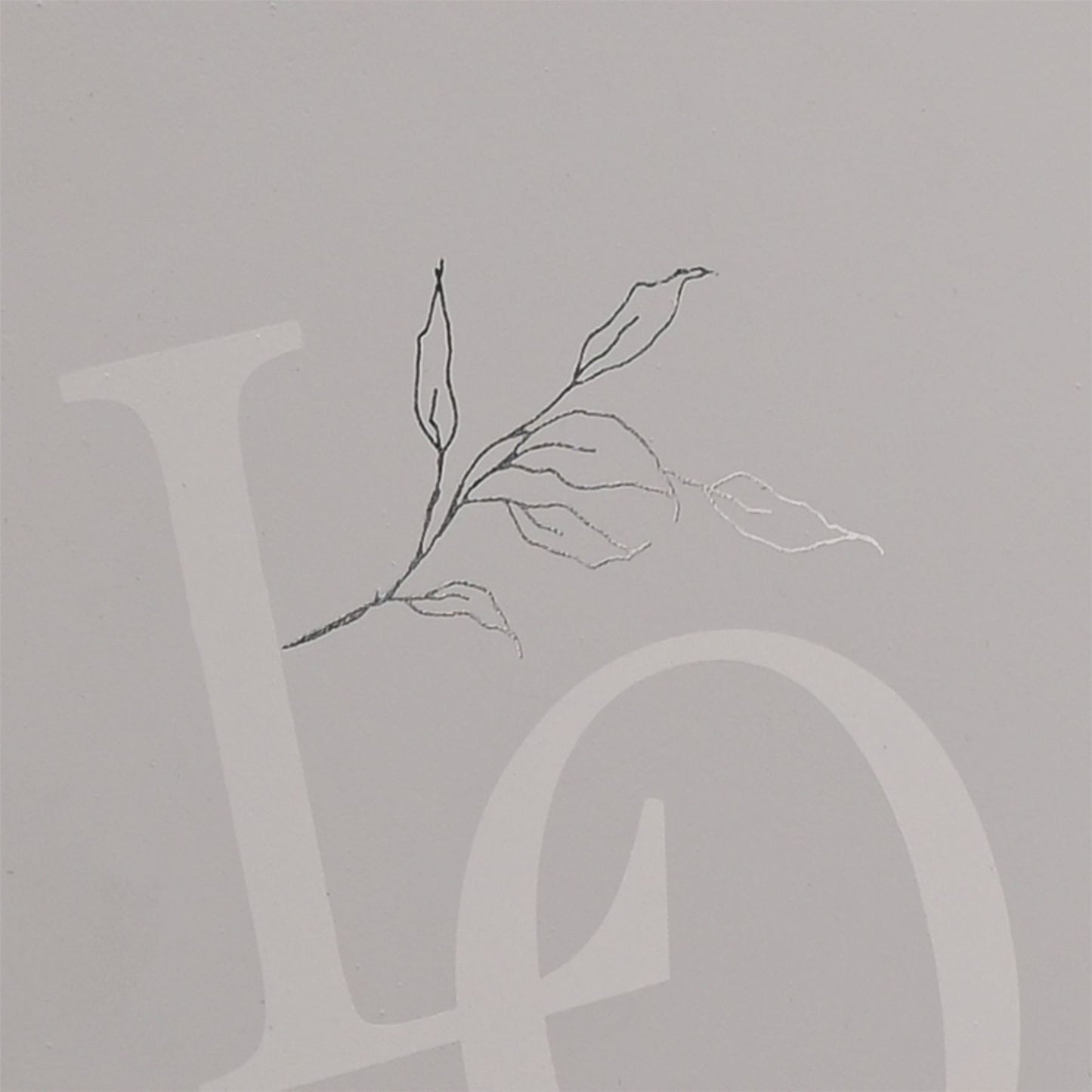 Amore Grey Photo Frame Love Letters 4" x 6"