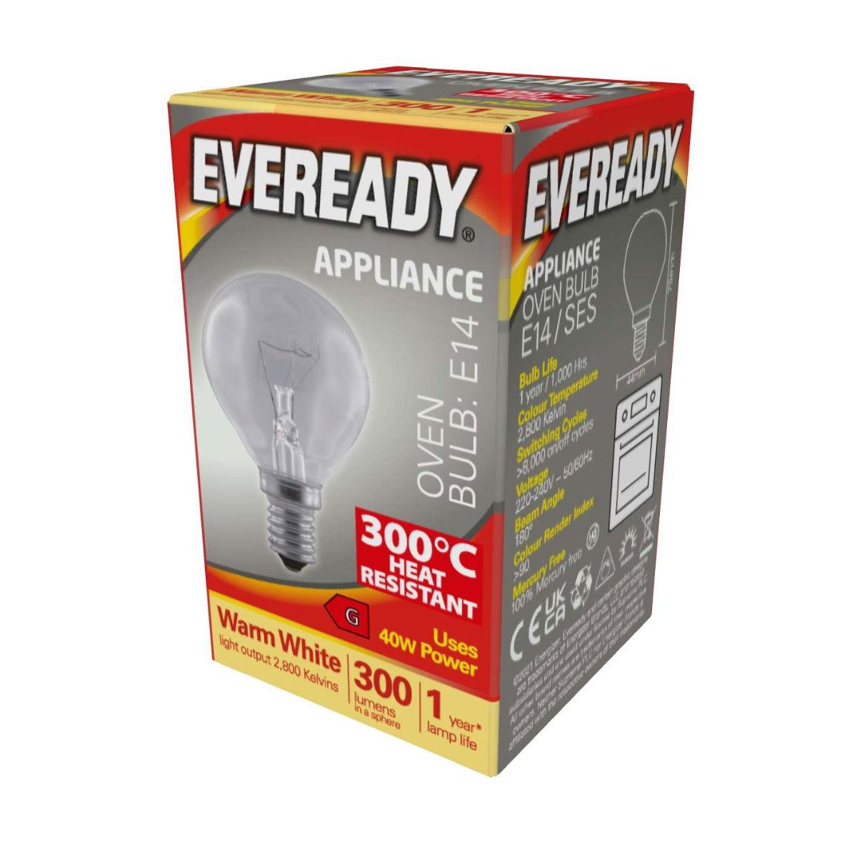 Eveready 40w Oven Bulb pk of 10