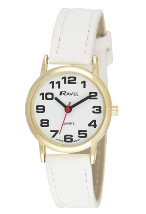 Ravel Mens Basic Leather Strap Watch R0105G Available Multiple Colour