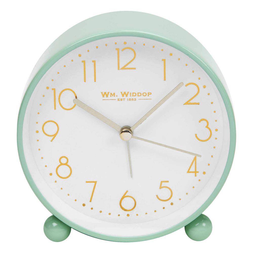 William Widdop Metal Alarm Clock Wtith Gold Dial 5175 Available Multiple Colour