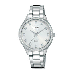 Lorus Ladies Bling White sunray dial Stainless Steel Bracelet Watch RG289RX9