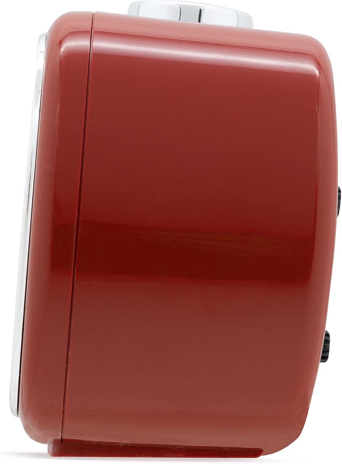Acctim Camille Analogue Quartz Luminous Hands Chrome Bezel Alarm Clock Available Multiple Color