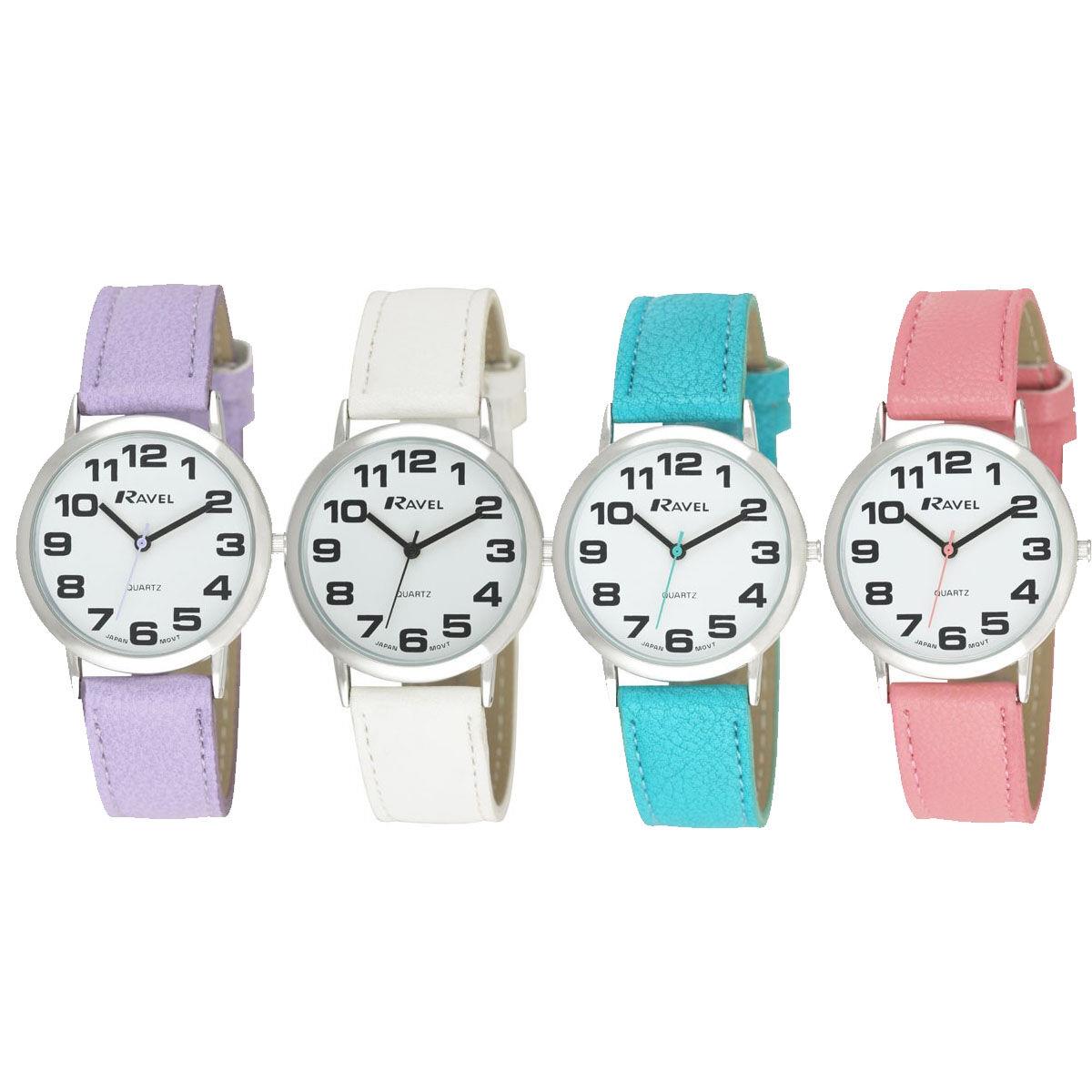 Ravel Women's Classic Leather Strap Watch R0105.13L Available Multiple Colour