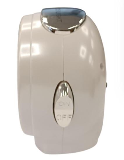 Acctim Eden Non Ticking Sweep Crescendo Alarm Clock in White - 16522
