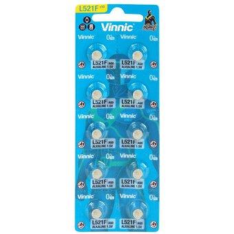 Vinnic Watch Battery Card of 10 Available Multiple Size