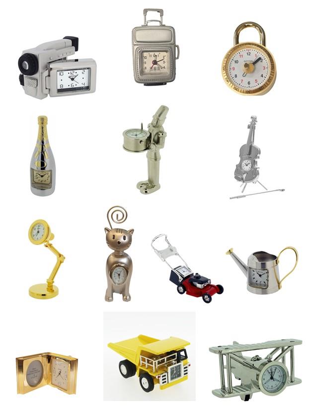 Miniature Clock 10 Assorted - CLEARANCE NEEDS RE-BATTERY