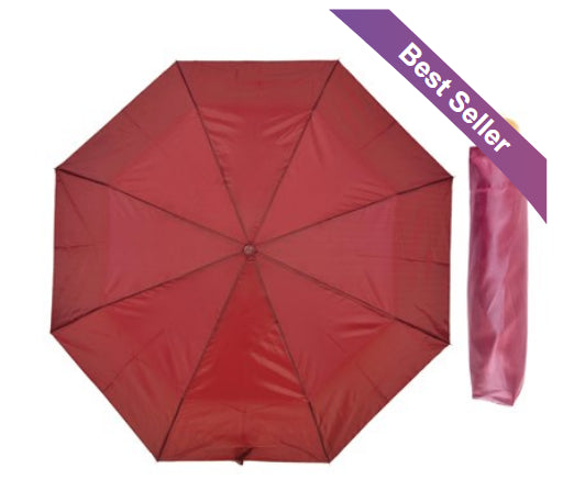 Drizzles Deluxe Plain Supermini Umbrella Black UU0013 Available Multiple Colors