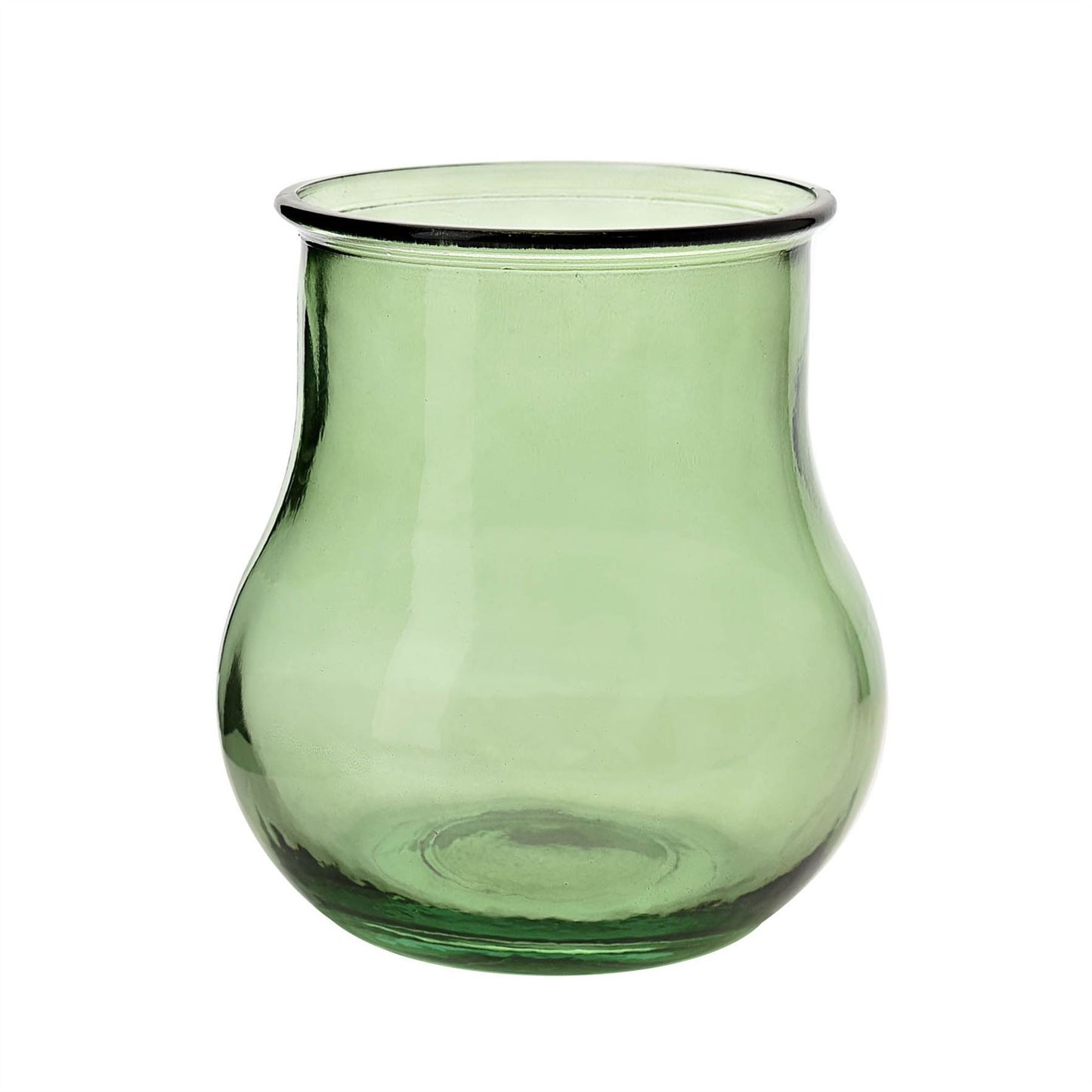 Hestia Green Recycled Glass Vase