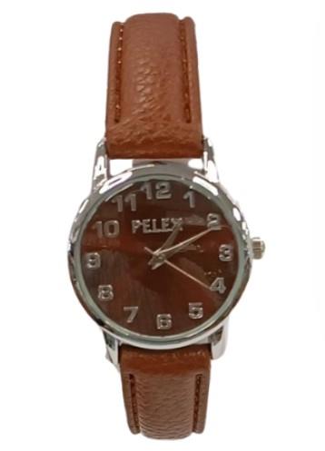 PELEX Ladies Basic Dial Leather Strap Quartz Watch PLX-013 Available Multiple Colour
