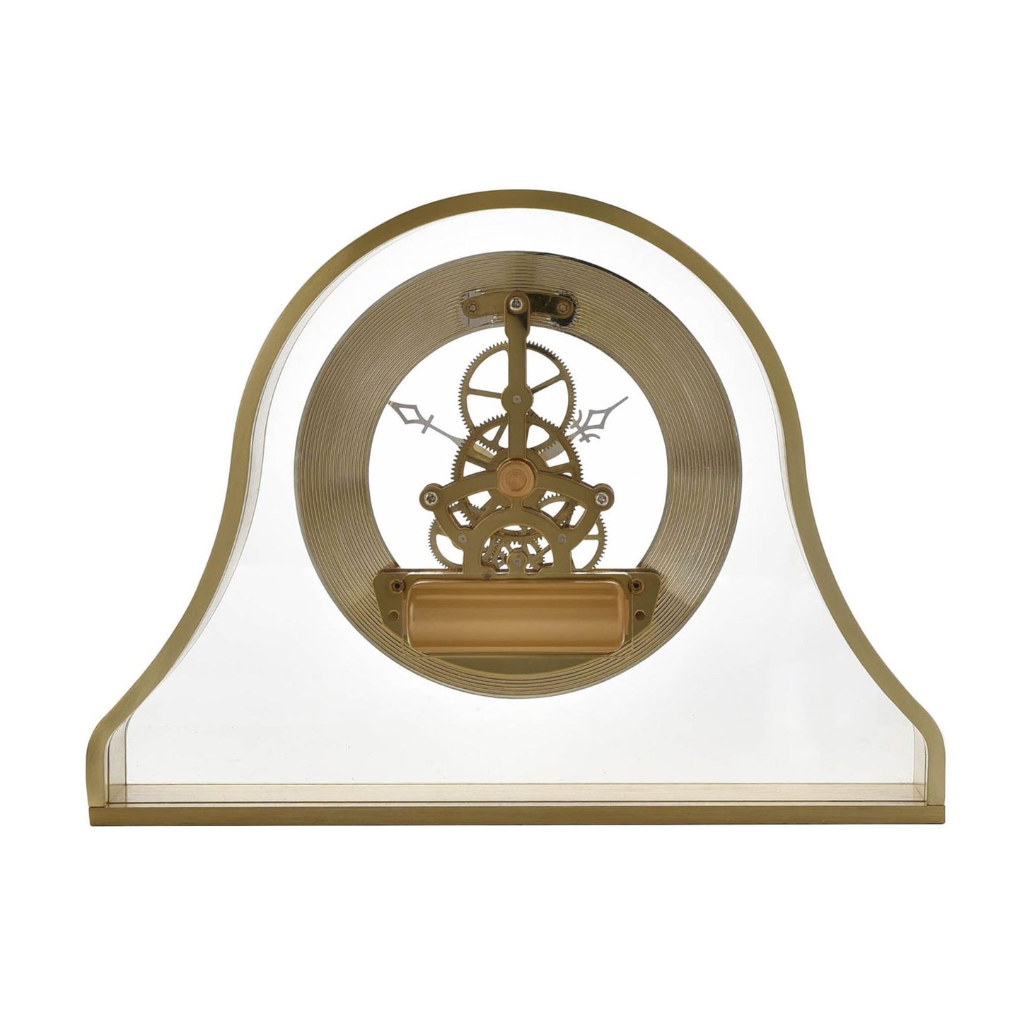 Wm.Widdop Napoleon Mantel Clock Gold Skeleton Movement W2854 Available Multiple Colour