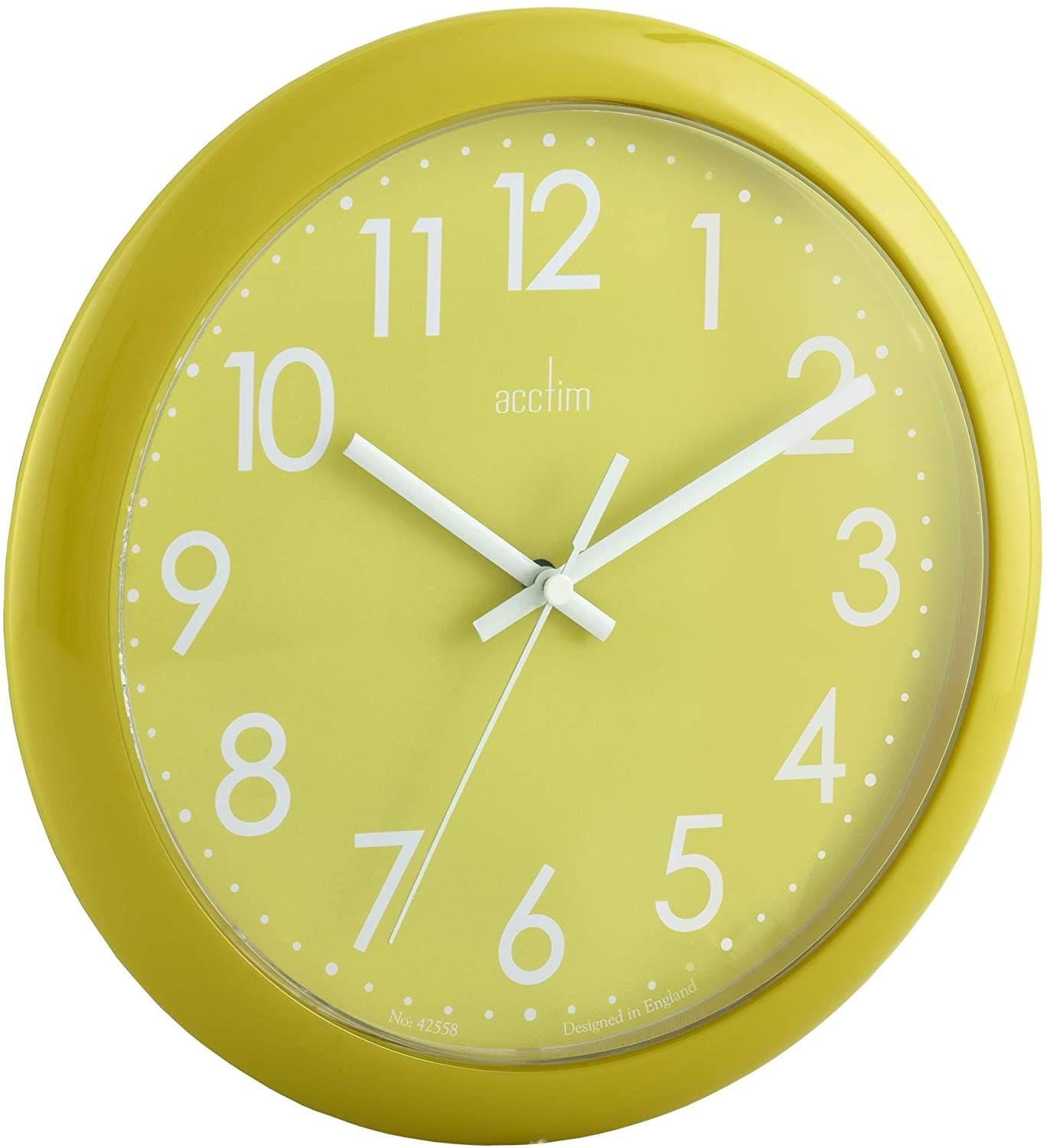 Acctim Abingdon Wall Clock 25.5cm Available Multiple Colour