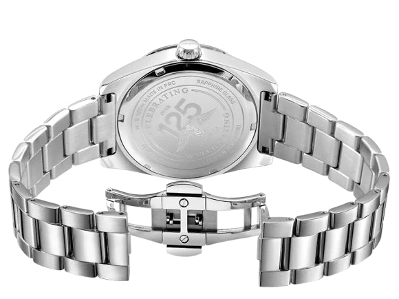 Rotary Mens Henley Dated Silver Dial Stainless Steel Bracelet Watch GB05180/59