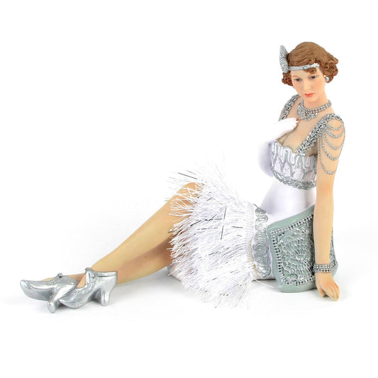 "Gatsby Girls" Figurine Sitting - Evelyn